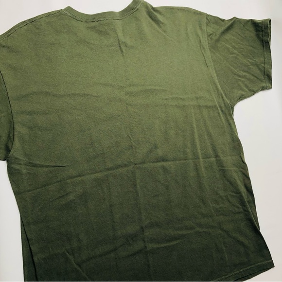 Mens Pikes Peak Altitude Joke Crewneck Dad TShirt Green XL Colorado Tourist Fun - Picture 3 of 11